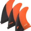 F-One Thruster Flow Carbon Fin Pack 2 F-One Thruster Flow Carbon Fin Pack -Mystic Boarding Shop f one thruster flow carbon fin pack