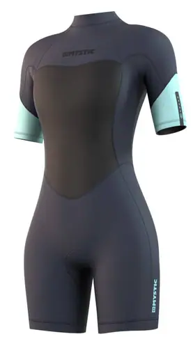 Mystic Brand Shorty 3mm Backzip Combinaison Neoprene Femme 4 Mystic Brand Shorty 3mm Backzip Combinaison Neoprene Femme – Image 2